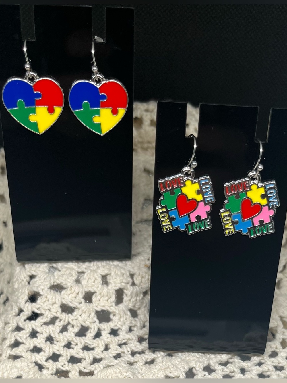 Handmade Autism Earrings